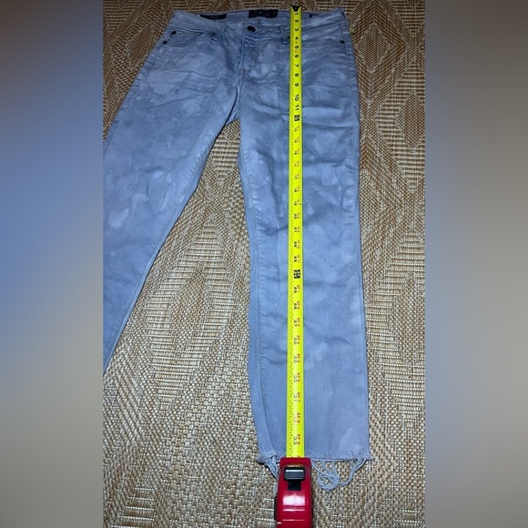 Lucky Brand Women's Lolita Skinny Grey Distressed Cropped Jeans,Size 26,Great - Picture 6 of 10